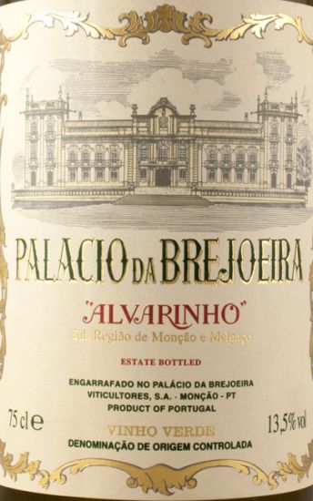 2015 Alvarinho Palácio da Brejoeira white