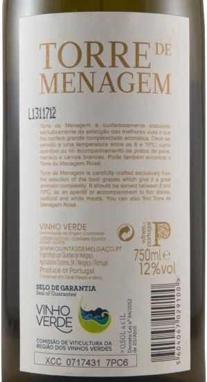 2016 Torre de Menagem Alvarinho/Trajadura white