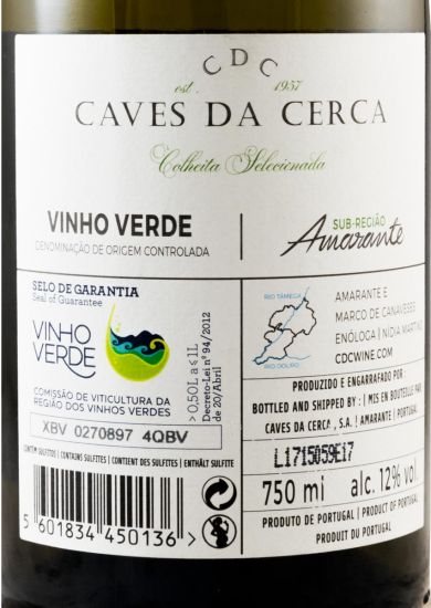 2016 Caves da Cerca white
