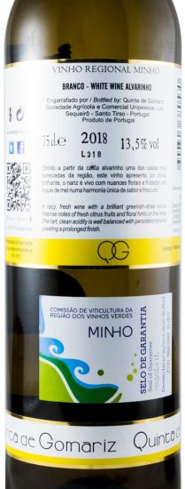 2018 Quinta de Gomariz Alvarinho branco