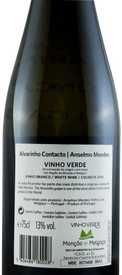 2018 Anselmo Mendes Contacto Alvarinho branco