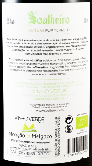 2016 Alvarinho Soalheiro Nature Pur Terroir white