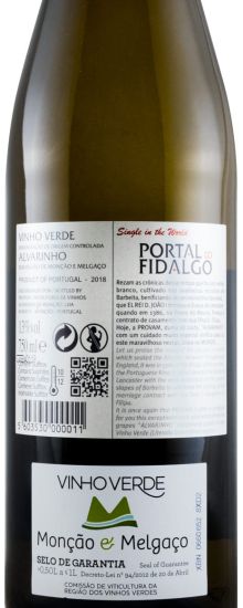 2018 Portal do Fidalgo Alvarinho branco
