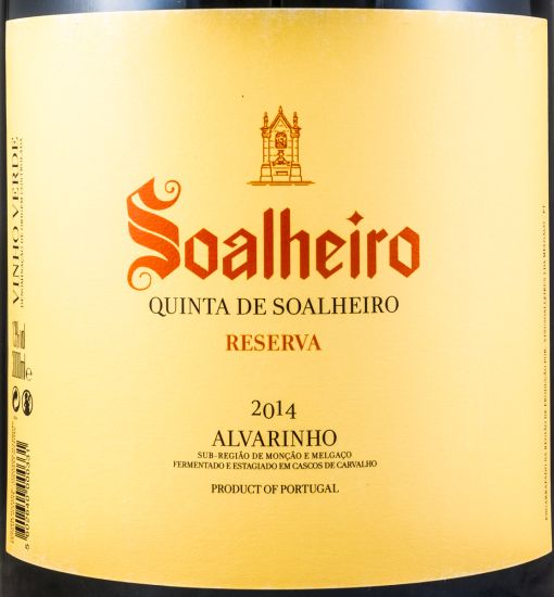 2014 Alvarinho Soalheiro Reserva branco 3L