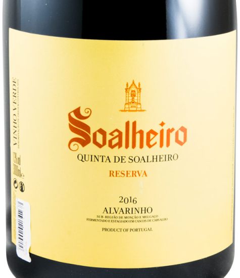 2016 Soalheiro Alvarinho Reserva white 3L