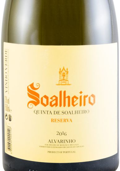 2016 Soalheiro Alvarinho Reserva branco 1,5L