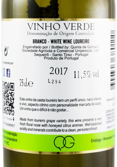 2017 Quinta de Gomariz Loureiro white