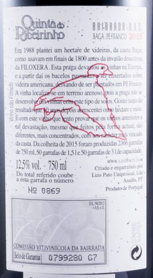 2015 Casa de Mouraz António Lopes Ribeiro Loureiro branco