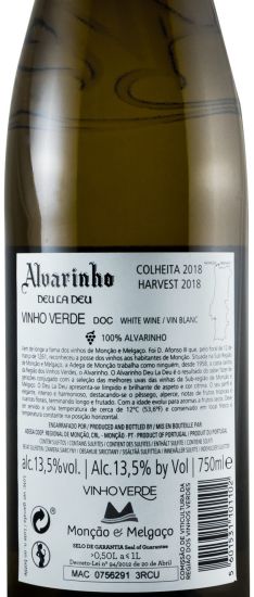 2018 Alvarinho Deu La Deu branco