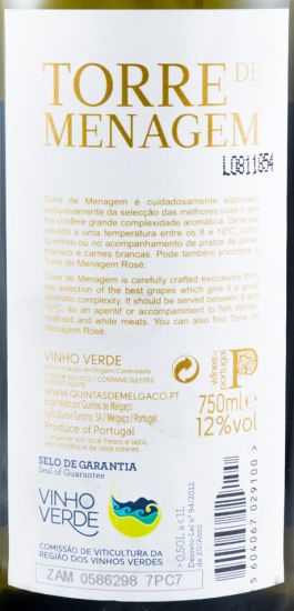 2017 Torre de Menagem Escolha white