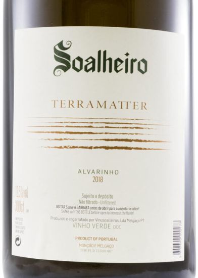 2018 Soalheiro Terramatter branco 3L