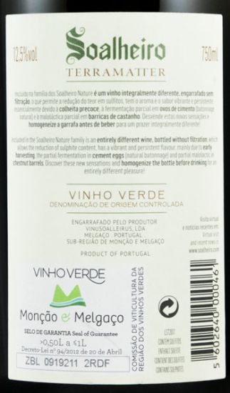 2017 Soalheiro Terramatter white