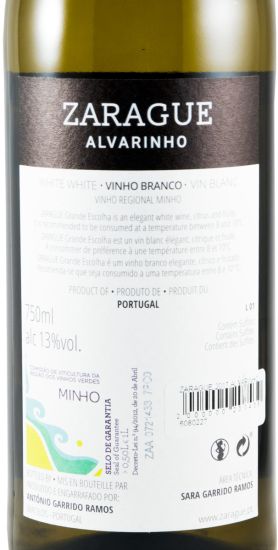 2017 Zarague Alvarinho white