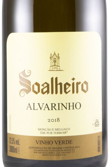 2018 Soalheiro Alvarinho branco 3L