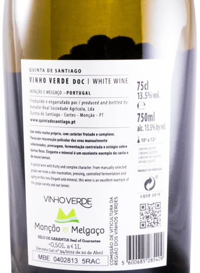 2018 Quinta de Santiago Alvarinho white