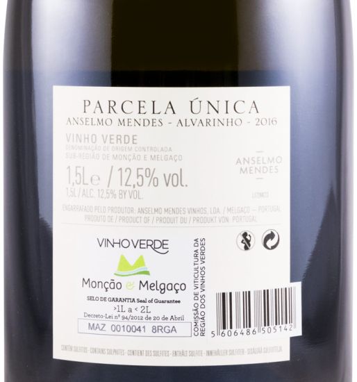 2016 Anselmo Mendes Parcela Única branco 1,5L