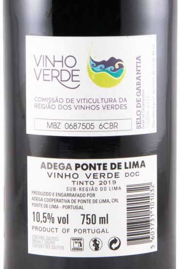 2019 Ponte de Lima tinto