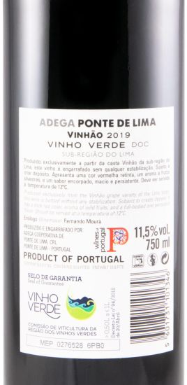 2019 Ponte de Lima Vinhão red