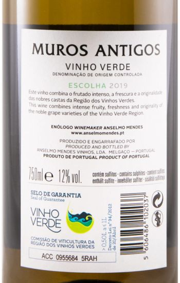2019 Muros Antigos Escolha branco