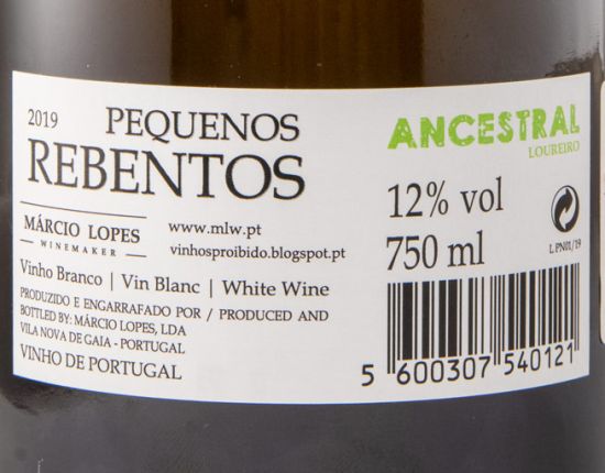 2019 Espumante Pequenos Rebentos Ancestral Pet Nat