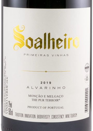 2019 Soalheiro Primeiras Vinhas Alvarinho branco 1,5L