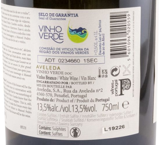 2018 Aveleda Manoel Pedro Guedes Reserva branco