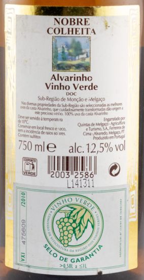 2010 Nobre Colheita Alvarinho branco