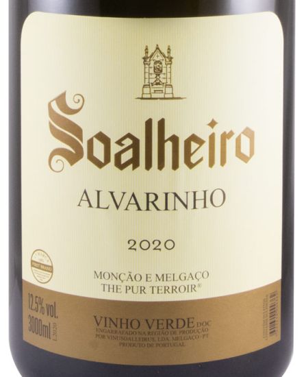 2020 Soalheiro Alvarinho branco 3L