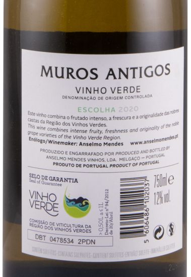 2020 Muros Antigos Escolha branco