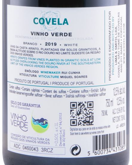 2019 Covela Edição Nacional Arinto branco