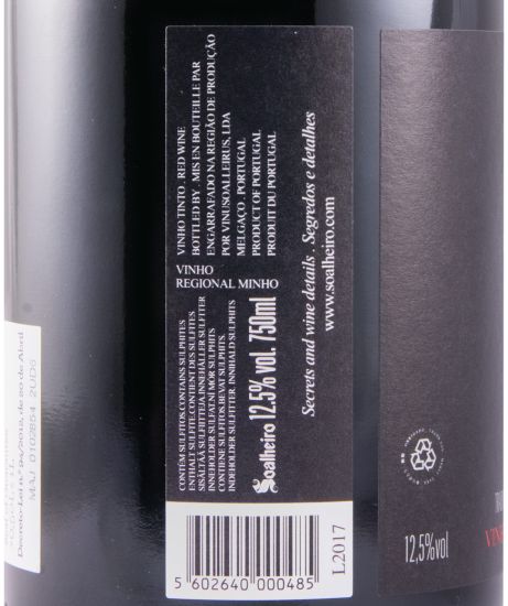 2017 Soalheiro Oppaco red