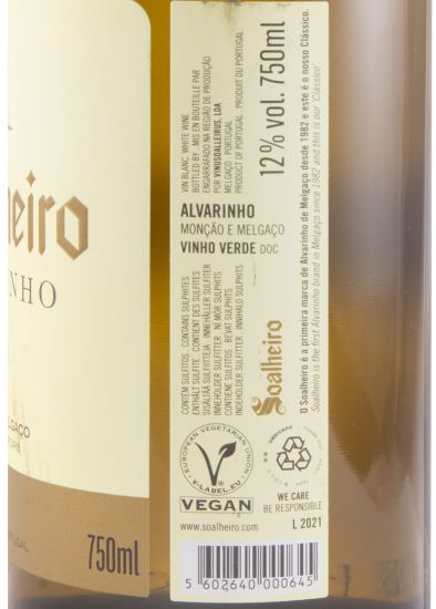 2021 Soalheiro Alvarinho branco
