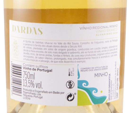 2019 Dardas Alvarinho white