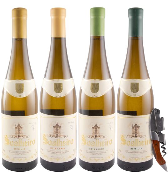 Conjunto Soalheiro Edição Especial 40 Anos branco 4x75cl