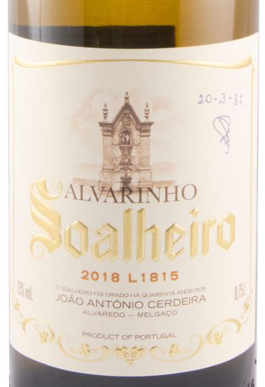Conjunto Soalheiro Edição Especial 40 Anos branco 4x75cl