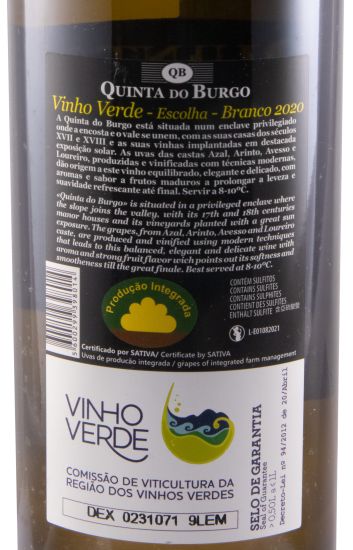 2020 Quinta do Burgo Escolha branco