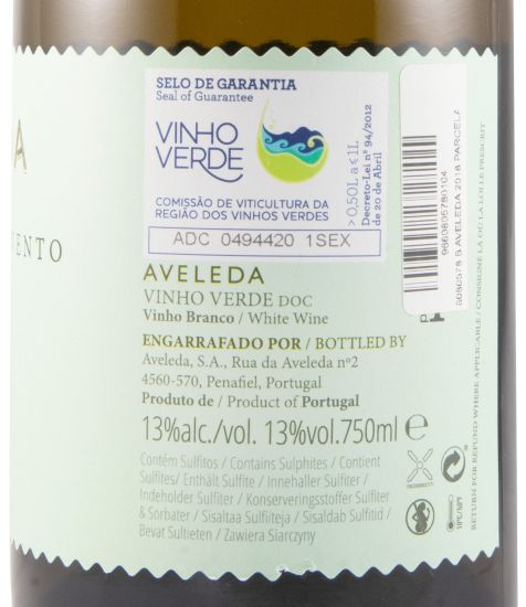 2018 Aveleda Parcela do Convento white
