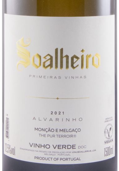 2021 Soalheiro Primeiras Vinhas Alvarinho branco 1,5L