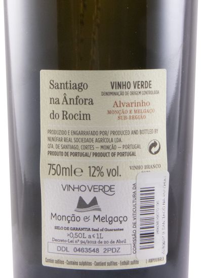 2020 Santiago na Ânfora do Rocim Alvarinho branco
