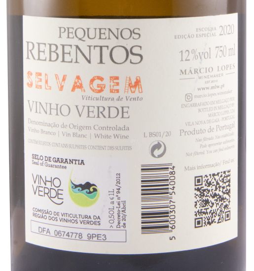 2020 Pequenos Rebentos Selvagem Edição Especial branco