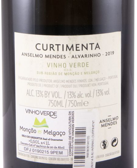 2019 Anselmo Mendes Curtimenta Alvarinho branco