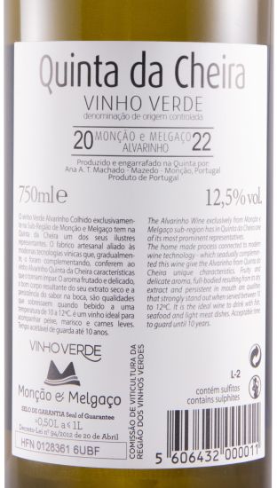 2022 Quinta da Cheira white