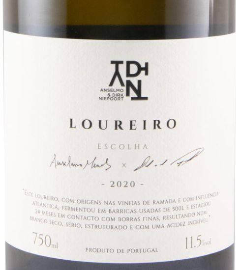 2020 Anselmo Mendes & Dirk Niepoort ADN Loureiro Escolha branco