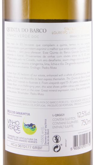 2021 Quinta do Barco Grande Escolha white