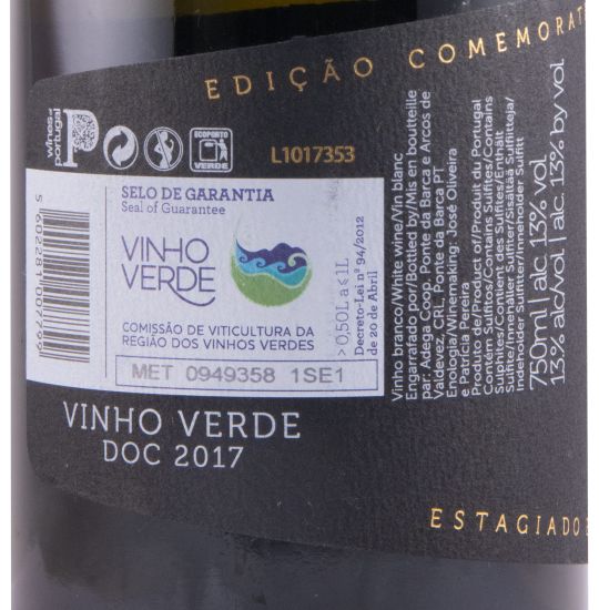 2017 Ponte da Barca Reserva de Sócios em Cascos de Carvalho Loureiro white