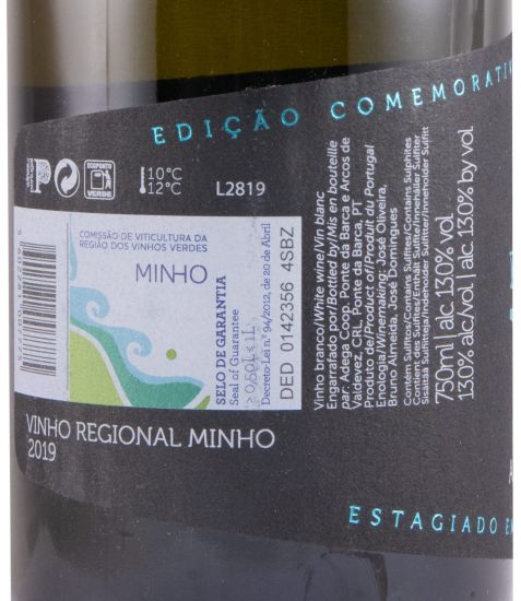 2019 Ponte da Barca Reserva de Sócios em Cascos de Carvalho Alvarinho white