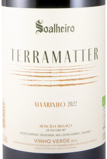 2022 Soalheiro Terramatter organic white 1.5L