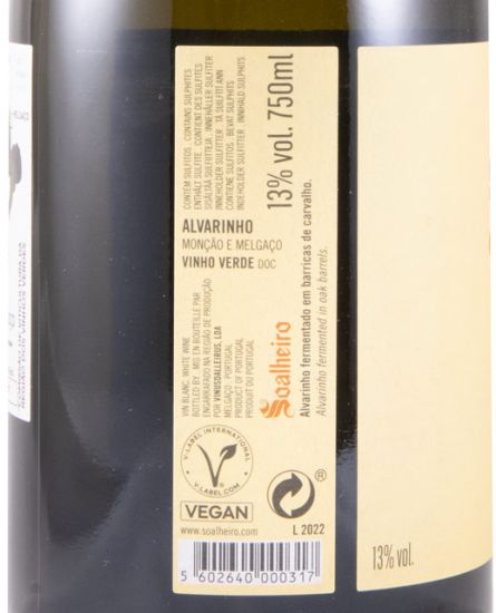 2022 Soalheiro Alvarinho Reserva branco