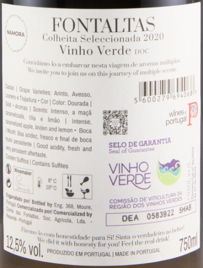 2020 Fontaltas Colheita Seleccionada branco