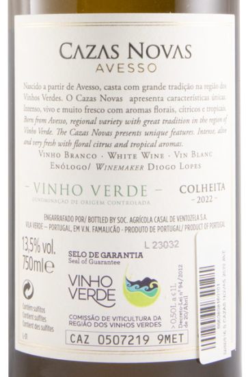 2022 Cazas Novas Avesso branco
